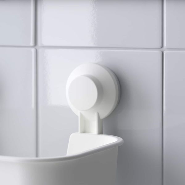 Корзина на присосках, белый IKEA TISKEN ТИСКЕН 403.812.72 - фото 8