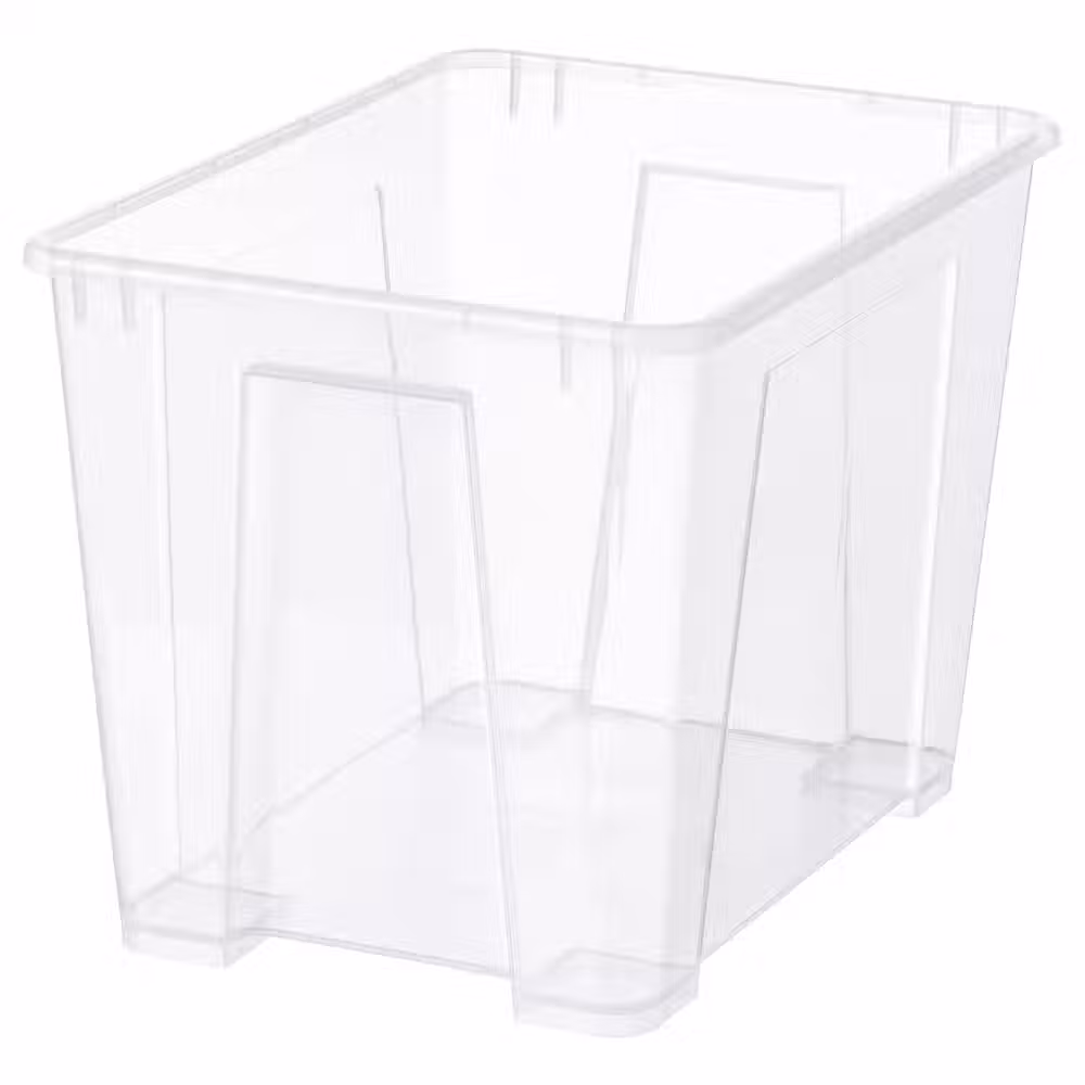 SAMLA Контейнер - прозрачный 39x28x28 см/22 л - фото 1