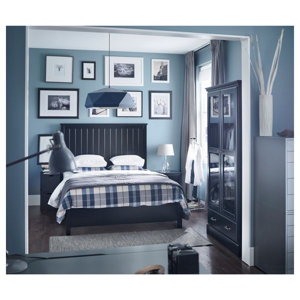 Каркас кровати УНДРЕДАЛЬ, черный, Леирсунд - фото 7