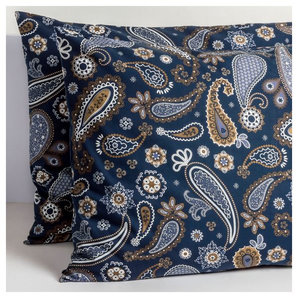 Наволочка КНОЛЬЗИСКА, синий (50x70 см) - фото 1