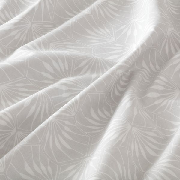 Пододеяльник и 2 наволочки, серый-белый 200x200/50x70 см IKEA KOLSTARR КОЛЬСТАРР 005.013.80 - фото 4