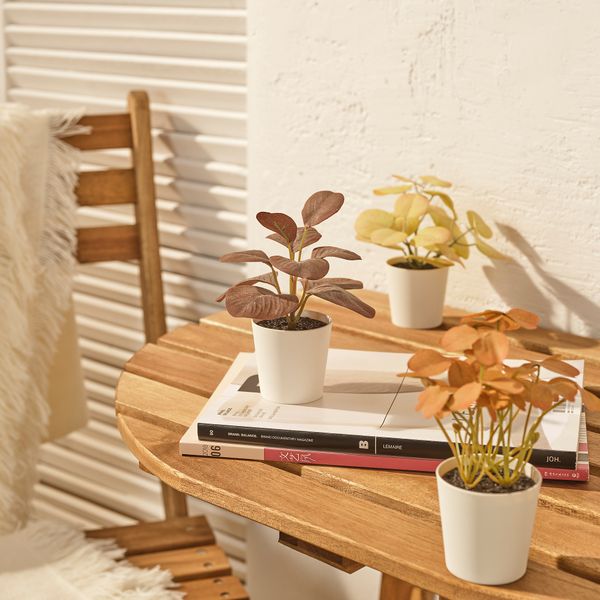 Искусственное растение в горшке,3 шт., для дома, улицы лист, 6 см IKEA FEJKA ФЕЙКА 605.824.77 - фото 5