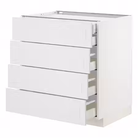 METOD / MAXIMERA Напольный шкаф 4фасада/2нзк/3срд ящ