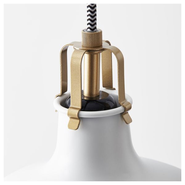 Подвесной светильник РАНАРП, белый с оттенком (23 см) - схема-чертеж с размерами