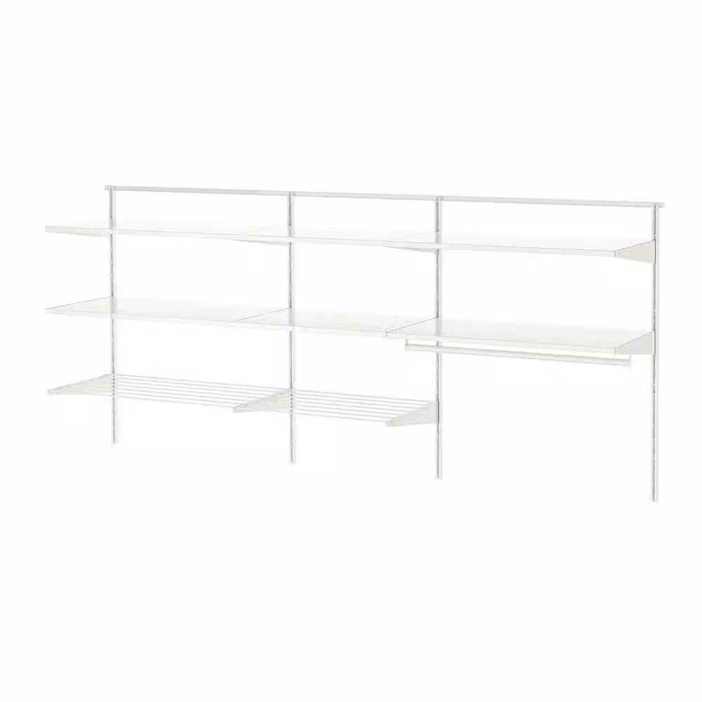 BOAXEL Комбинация для прачечной - белый/металлический 227x40x101 см - фото 1