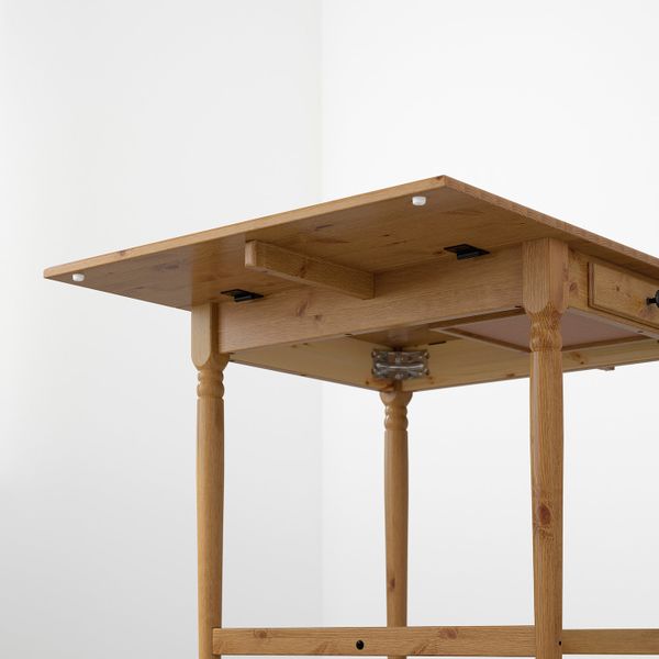 Стол c откидными полами, морилка, антик 65/123x78 см IKEA ИНГАТОРП 904.231.04 - фото 5