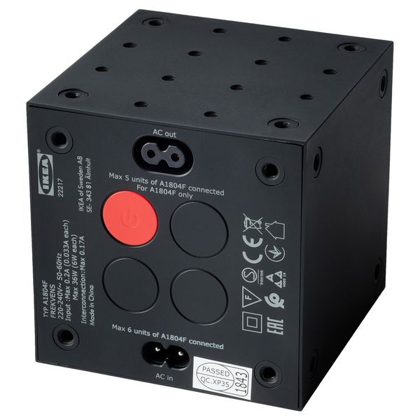 Софит светодиодный, черный-белый IKEA FREKVENS 604.203.62 - фото 3