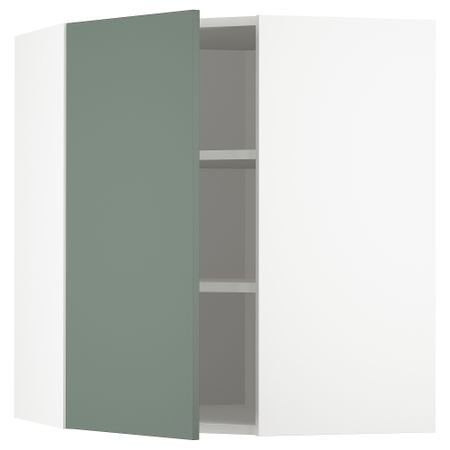 Угловой навесной шкаф с полками, 68x80 cm IKEA METOD МЕТОД 593.177.14