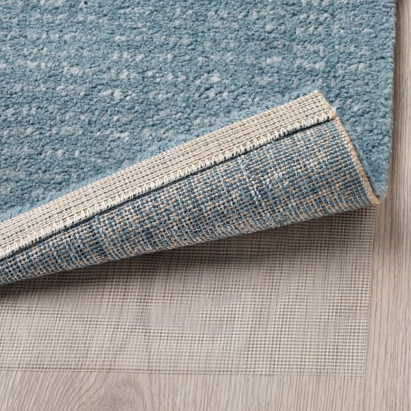 Ковер, короткий ворс, голубой, 60x90 см IKEA LANGSTED ЛАНГСТЕД 204.951.75 - схема-чертеж с размерами