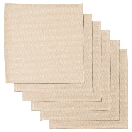 Салфетка, бежевый 33x33 см IKEA МАТВАНОР 404.327.14
