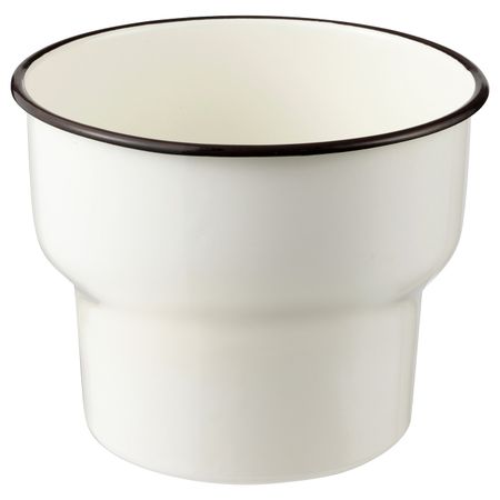 Кашпо, для дома, улицы/белый 15 см IKEA CITRONSYRA ЦИТРОНСЮРА 303.874.01