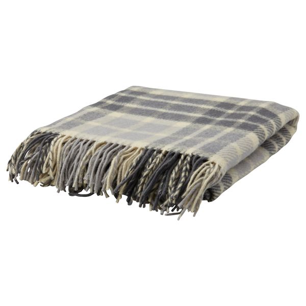 Плед БРИТТ-МАЙ, серый (150x200 см) - схема-чертеж с размерами