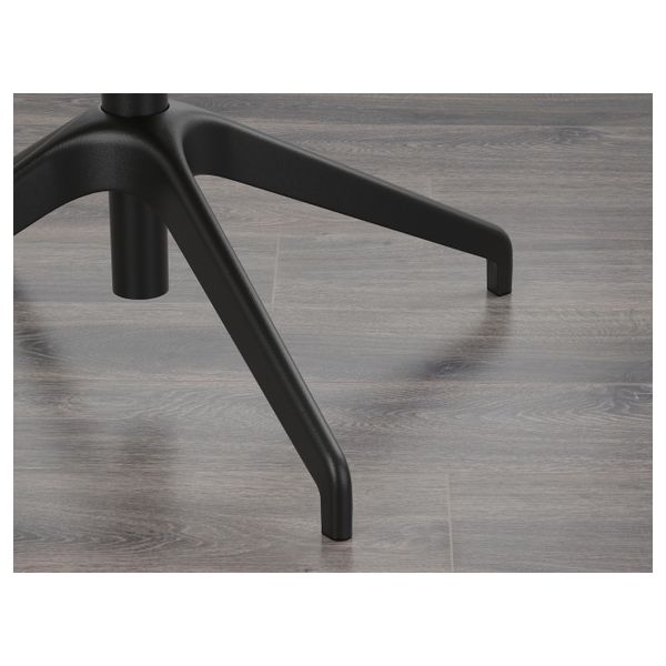 Рабочий стул с подлокотниками, Гуннаред бежевый/черный IKEA LÅNGFJÄLL ЛОНГФЬЕЛЛЬ 792.098.17 - фото 5