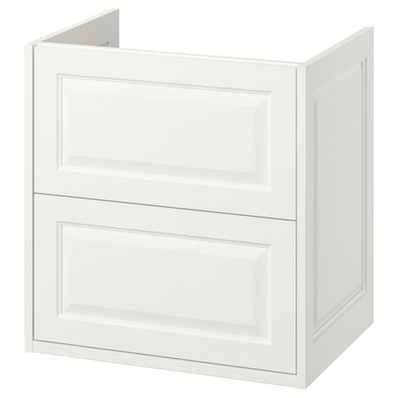 TÄNNFORSEN Шкаф для раковины с ящиками - белый 60x48x63 см