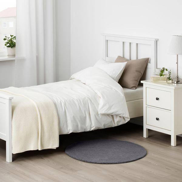 Ковер, короткий ворс, светло-серый 90 см IKEA ВОСТРУП 504.185.00 - схема-чертеж с размерами