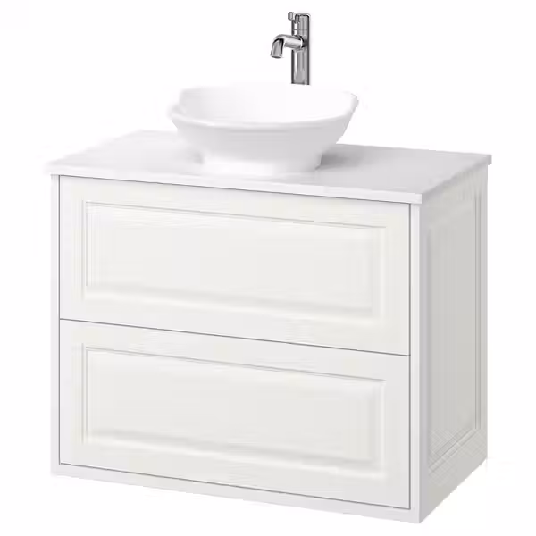 TÄNNFORSEN ТАННФОРСЕН / VÄSTERSJÖN ВЭСТЕРШЁН Шкаф с ящиками/раковина/смеситель - фото 1