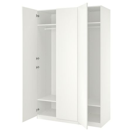 PAX / FORSAND Гардероб - белый/белый 150x60x236 см
