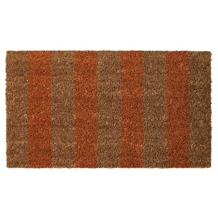 Придверный коврик КВОРИГ, неокрашенный, оранжевый (40x70 см)