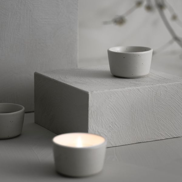 Подсвечник для греющей свечи, бежевый 3.5 см IKEA ÄROFULL ЭРОФУЛЛ 804.979.11 - схема-чертеж с размерами