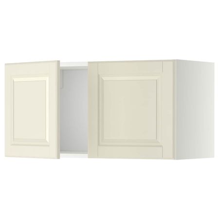 Навесной шкаф с 2 дверцами, белый/Будбин белый с оттенком 80x40 см IKEA METOD МЕТОД 094.464.69