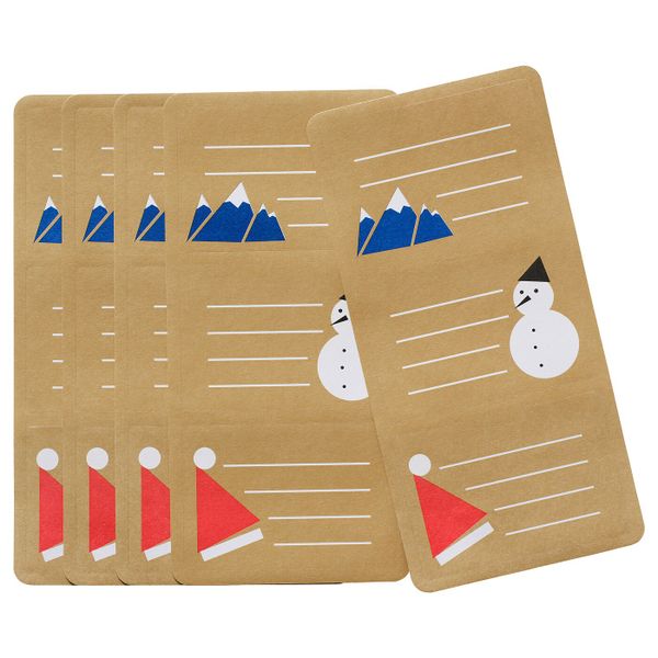 Наклейка, естественный/бежевый с рисунком, 8.0x5.5 см IKEA ВИНТЕР 2019 304.345.39 - фото 1