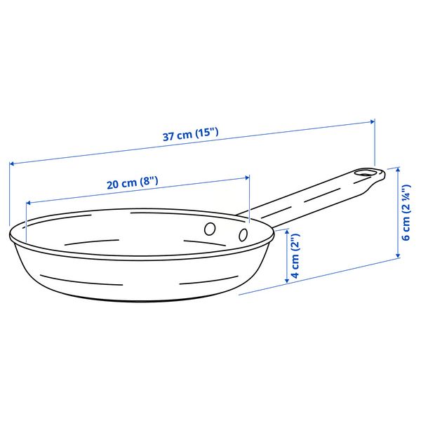 IKEA, дополнительный ракурс - схема-чертеж с размерами