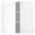 METOD Угловой навесной шкаф с полками