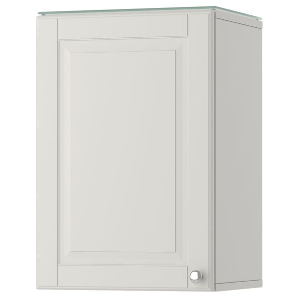 Навесной шкаф с 1 дверцей, 40x32x58 см, Kasjön светло-серый IKEA GODMORGON ГОДМОРГОН 003.890.91 - фото 1