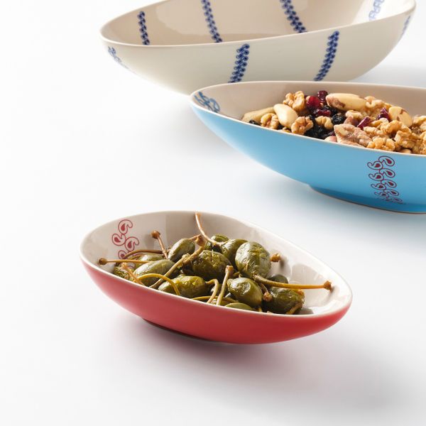 Миска, синий, 25x15 см IKEA ВЭРМЕР 304.409.79 - фото 3