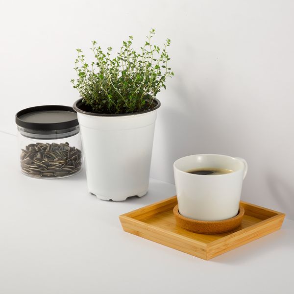 Поднос, бамбук 15x15 см IKEA OSTBIT ОСТБИТ 105.146.26 - фото 2