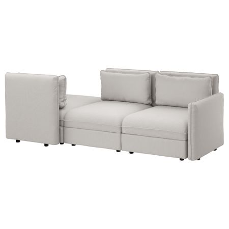 3-местный диван ВАЛЛЕНТУНА, Оррста светло-серый