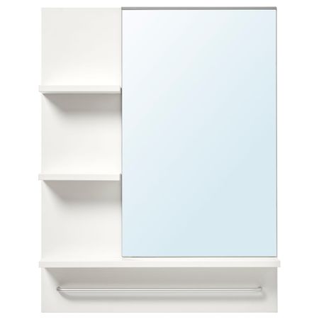 Зеркало, белый 60x11x78 см IKEA LILLÅNGEN ЛИЛЛОНГЕН 603.690.33