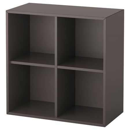 EKET Шкаф с 4 отделениями - темно-серый 70x35x70 см