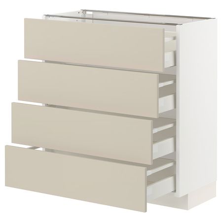 METOD / MAXIMERA Напольный шкаф 4 фасада/4 ящика