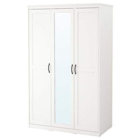 Шкаф платяной, белый 120x60x191 см IKEA SONGESAND СОНГЕСАНД 903.751.36