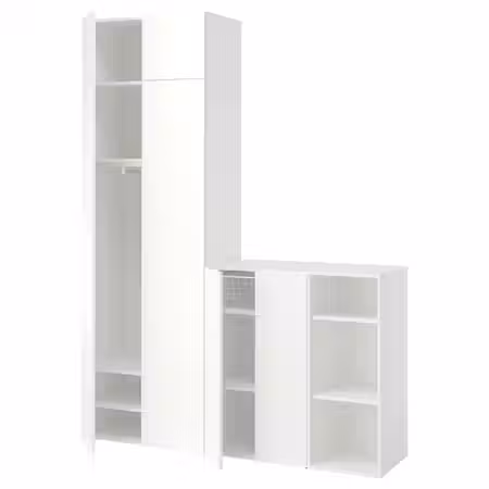 LASTARE ЛАСТАРЕ Гардероб, комбинация - белый 180x42x236 см