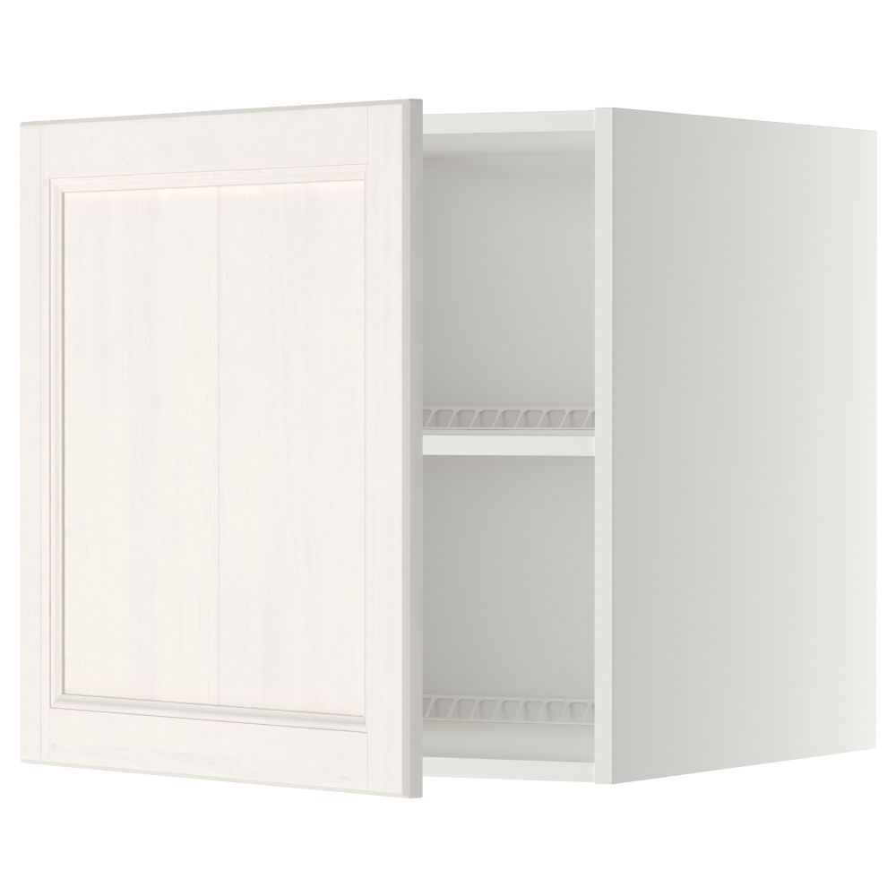 Верхний шкаф на холодильник, морозильник МЕТОД, белый, Лаксарби белый - схема-чертеж с размерами