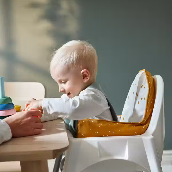 ANTILOP Поддерживающая подушка и чехол - темно-желтый/белый точечный - фото 4