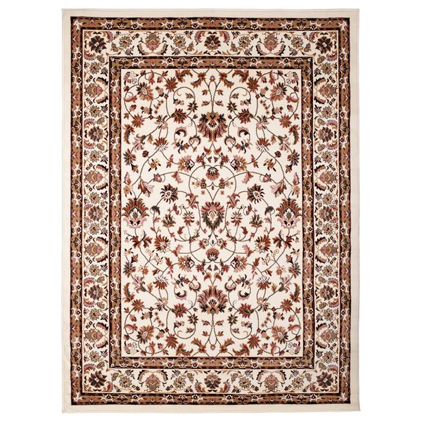 Ковер, короткий ворс ВАЛЛОБИ, бежевый, красный (170x230 см) - фото 1