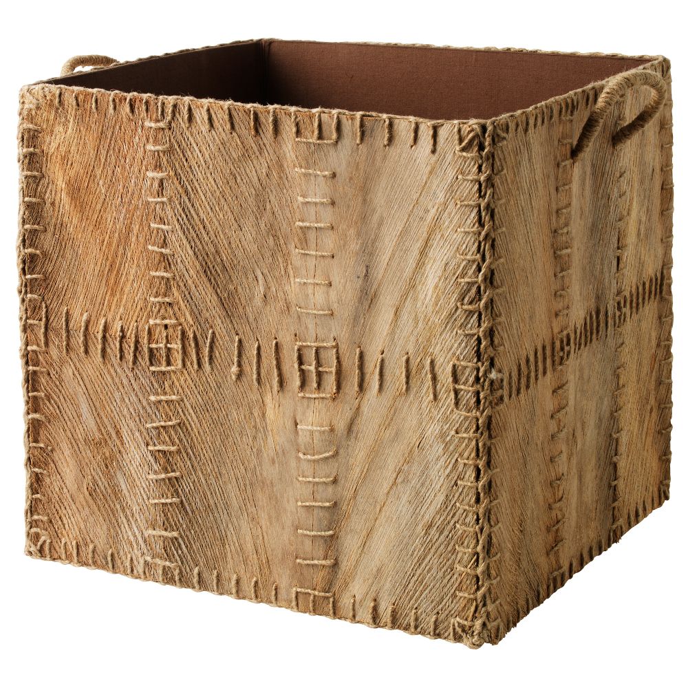 Корзина КОТТЕБУ, листья кокосовой пальмы (32x34x32 см) - фото 1