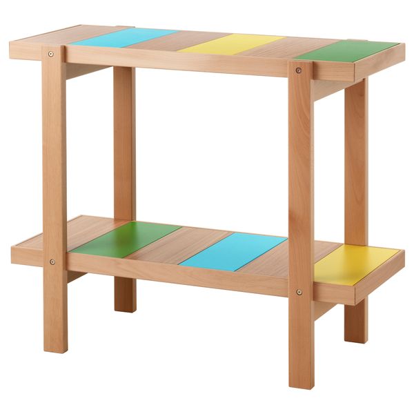 Стол приставной ТИЛЛФЭЛЛЕ, бук, разноцветный (99x44 см) - фото 1