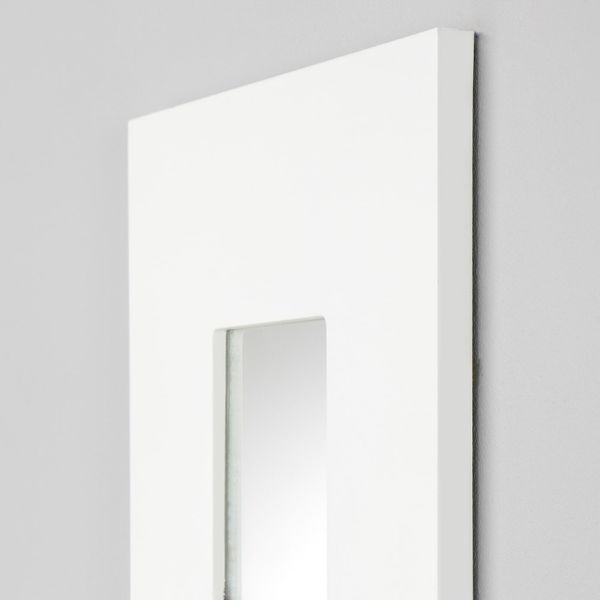 Зеркало, белый, 26x26 см IKEA МАЛЬМА 103.692.62 - схема-чертеж с размерами