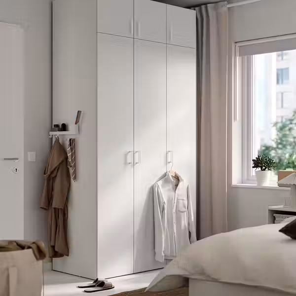 LASTARE ЛАСТАРЕ Гардероб, комбинация - белый 120x62x236 см - фото 2