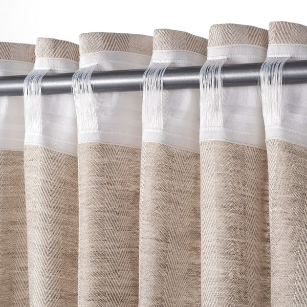 Гардины, 2 шт., естественный 155x300 см IKEA ÅSALIE ОСАЛИЕ 404.937.50 - фото 5