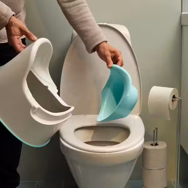 LOCKIG Горшок - белый/бирюзовый - фото 3