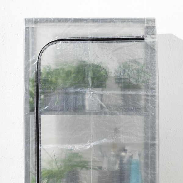 Стеллаж с чехлом, прозрачный 60x27x140 см IKEA HYLLIS ХИЛЛИС 592.917.47 - фото 7