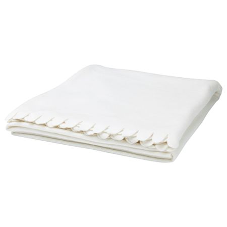 Плед ПОЛАРВИДЕ, белый (130x170 см)