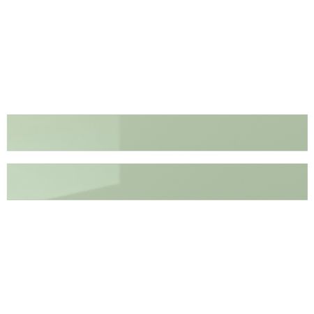 Фронтальная панель ящика, глянцевый светло-зеленый, 80x10 см IKEA КАЛЛАРП 404.371.32
