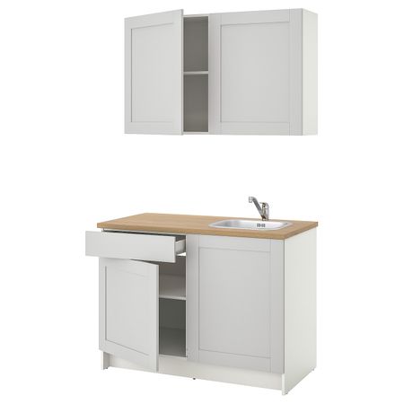 Кухня, серый 120x61x220 см IKEA KNOXHULT КНОКСХУЛЬТ 391.841.78