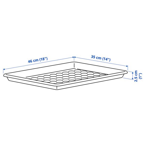 IKEA, дополнительный ракурс - схема-чертеж с размерами